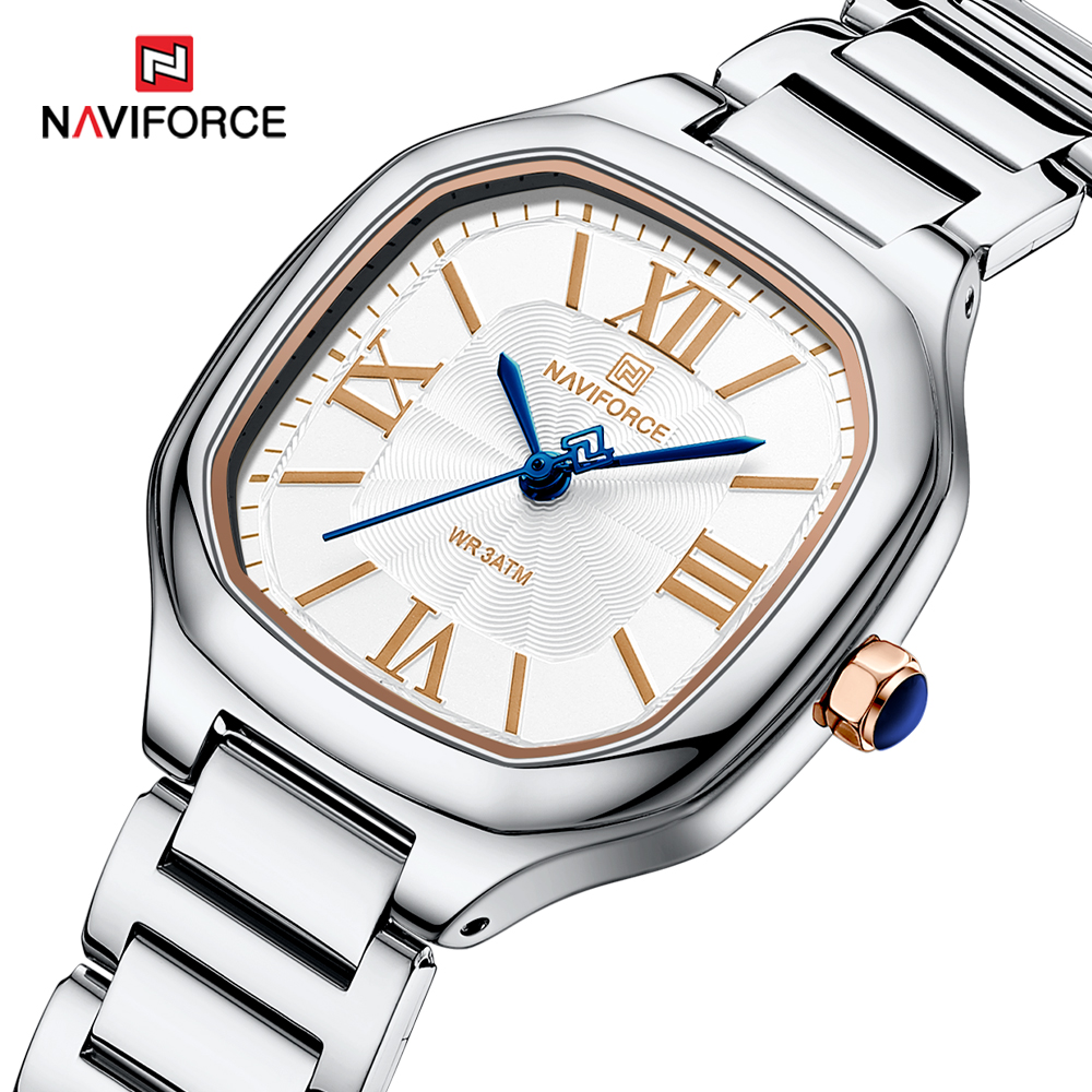 Luxury Watch Black - NAVIFORCE Роскошные женские часы с квадратным