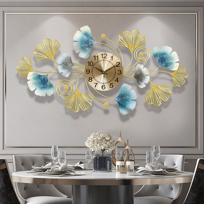Luxury Watch Wall Clock - Простые креативные металлические настенные часы, бесшумные