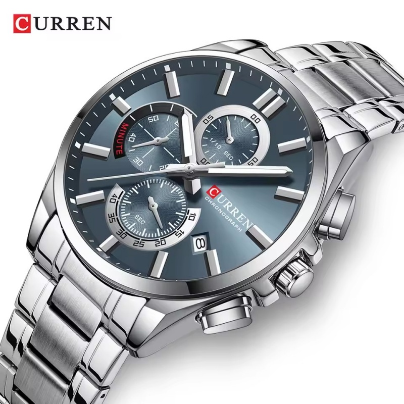 Luxury Watch Kids - Мужские кварцевые часы CURREN 8475, новая