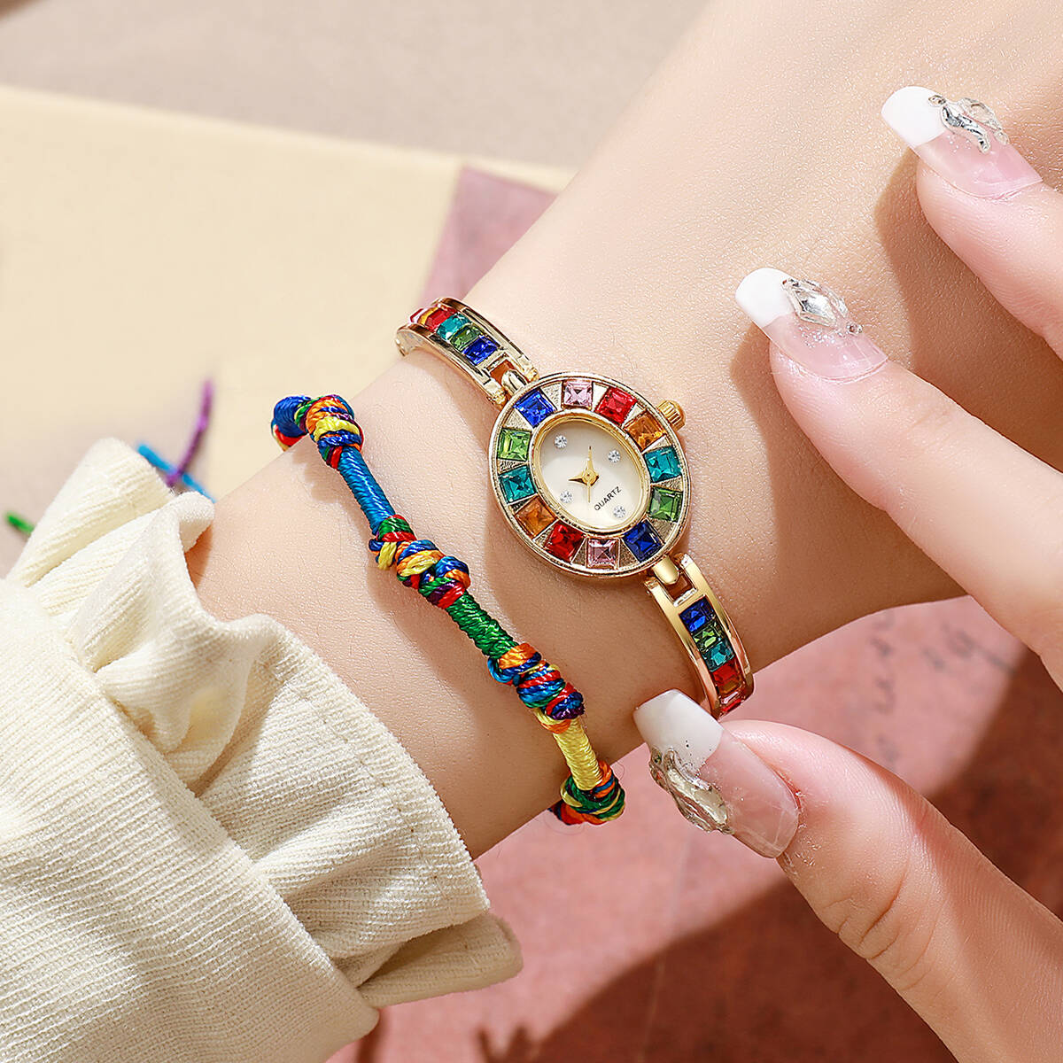 Luxury Women'S Watch - 2 шт./компл. роскошные женские часы с