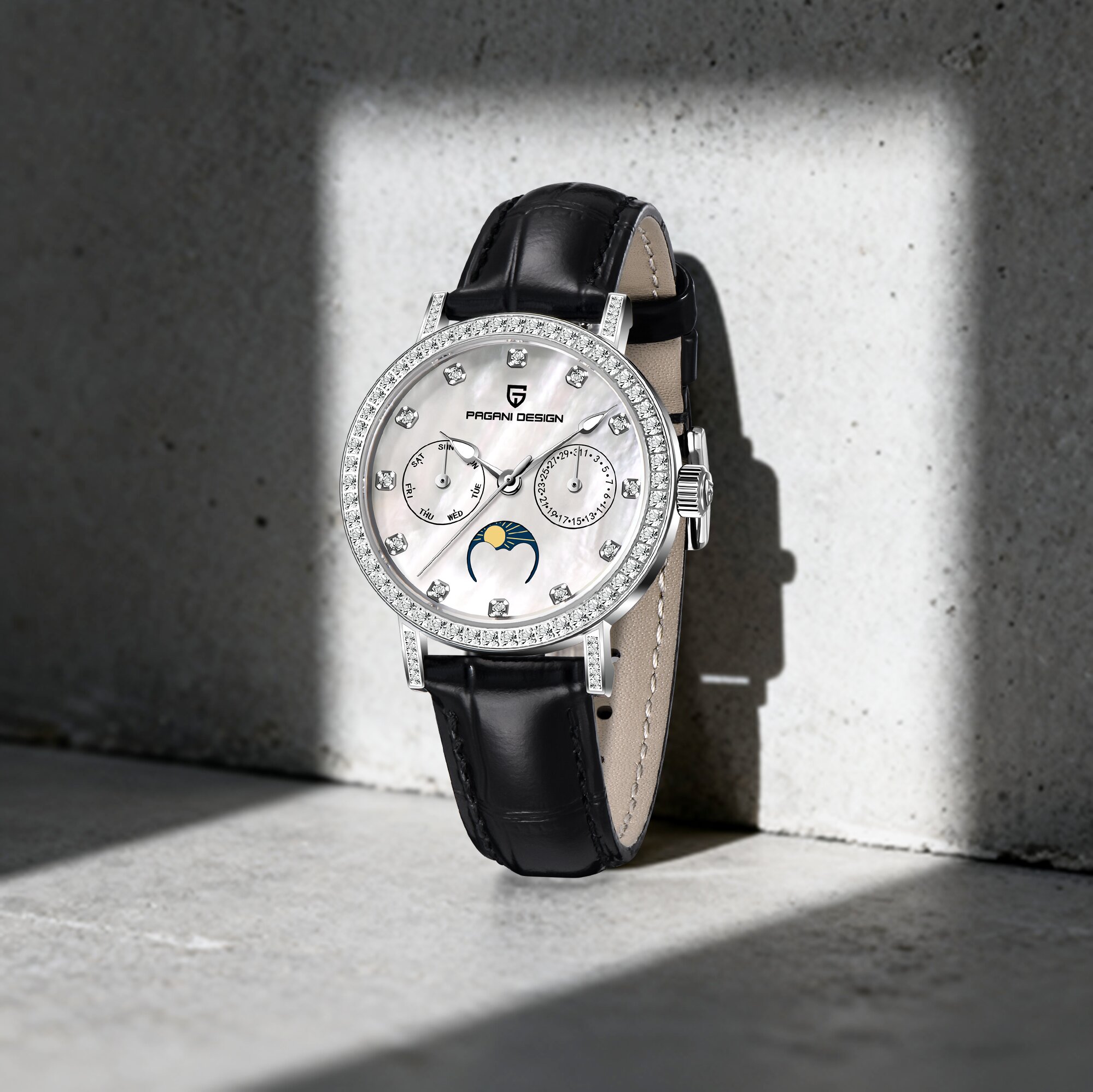 Luxury Watch Moon Phase - Часы PAGANI DESIGN Elite Luxury Lady
