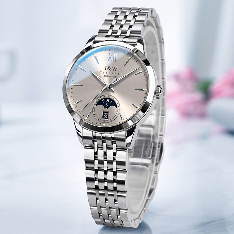 Luxury Watch Moon Phase - КАРНАВАЛ, элитная серия IW, брендовые роскошные