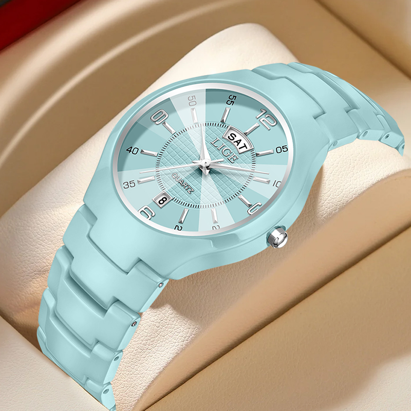 Luxury Women'S Watch - LIGE Роскошные элегантные кварцевые женские часы,