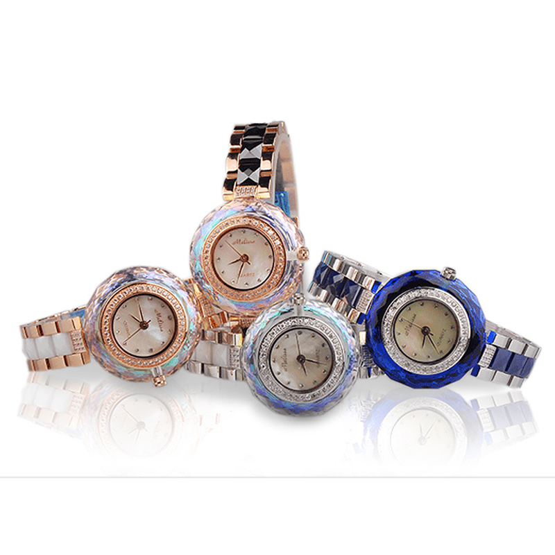 Luxury Watch Kids - Распродажа! Часы женские керамические вращающиеся с