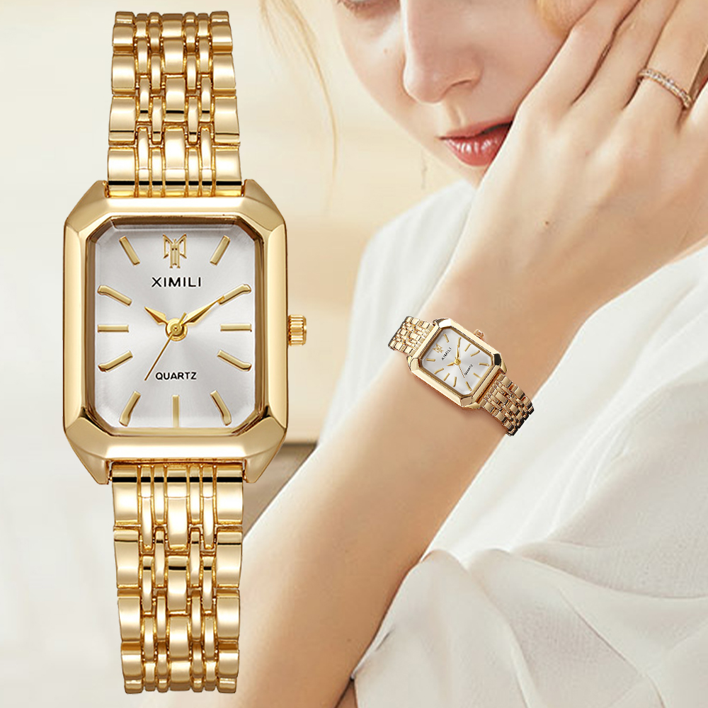 Lux Watch - Роскошные женские часы, модные прямоугольные женские