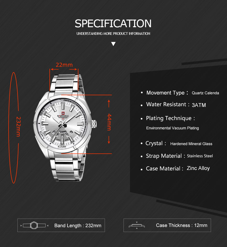 Классические повседневные часы – обзор и цена Luxury Watch Black
