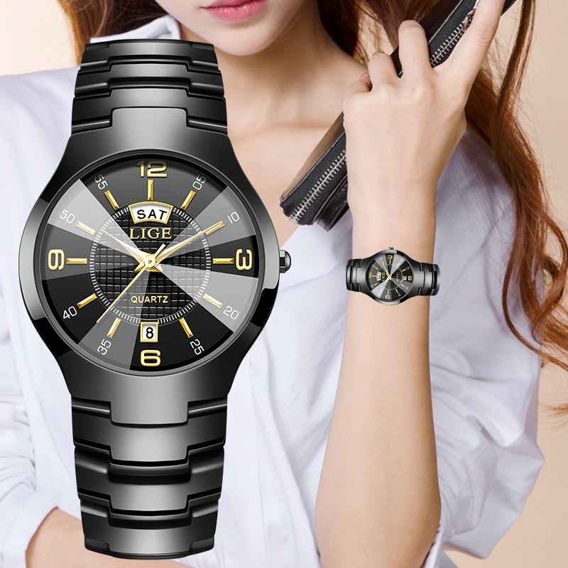LIGE модные элегантные женские – обзор и цена Luxury Women'S Watch