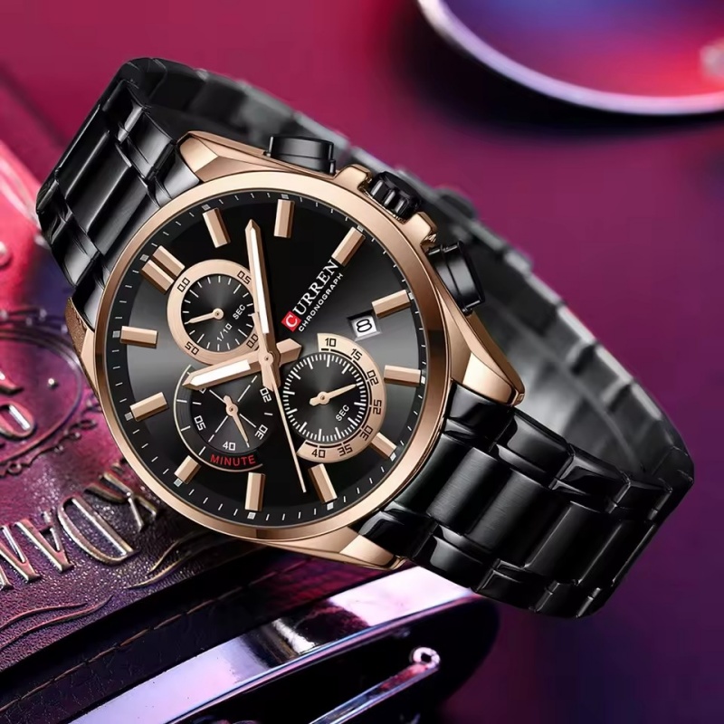 Мужские кварцевые часы CURREN  – обзор и цена Luxury Watch Kids