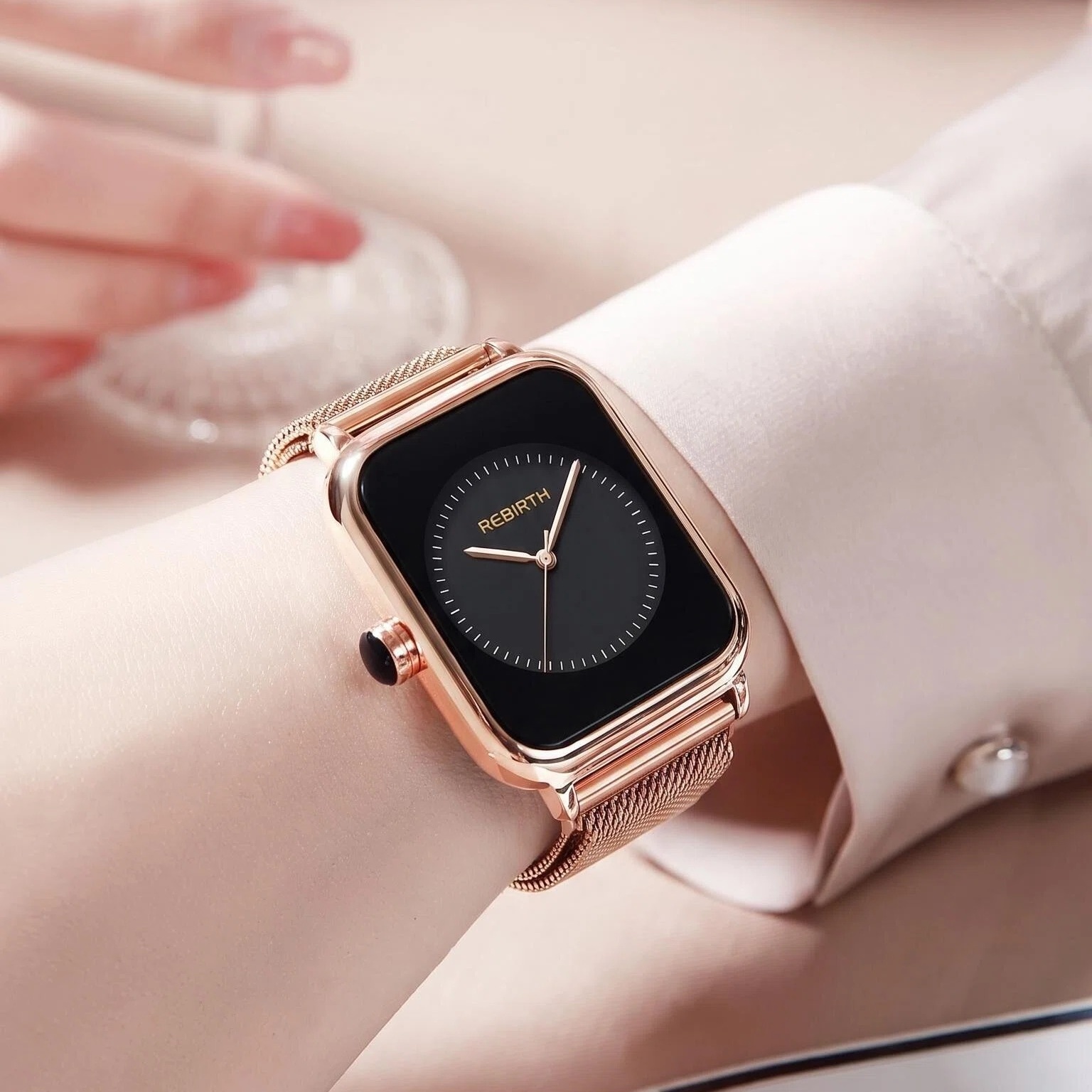 Легкие роскошные квадратные же – обзор и цена Luxury Watch Black