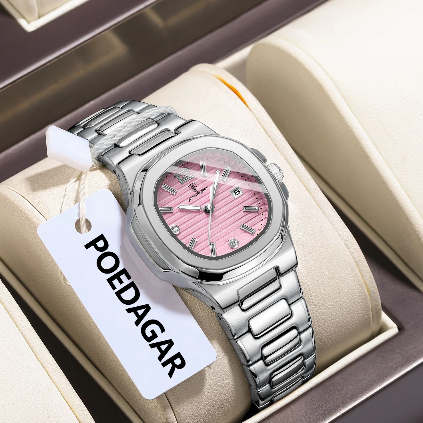 POEDAGAR квадратные модные жен – обзор и цена Lux Watch