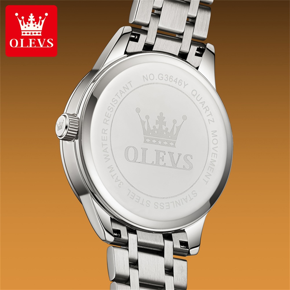 OLEVS Moon Phase мужские часы  – обзор и цена Luxury Watch Moon Phase