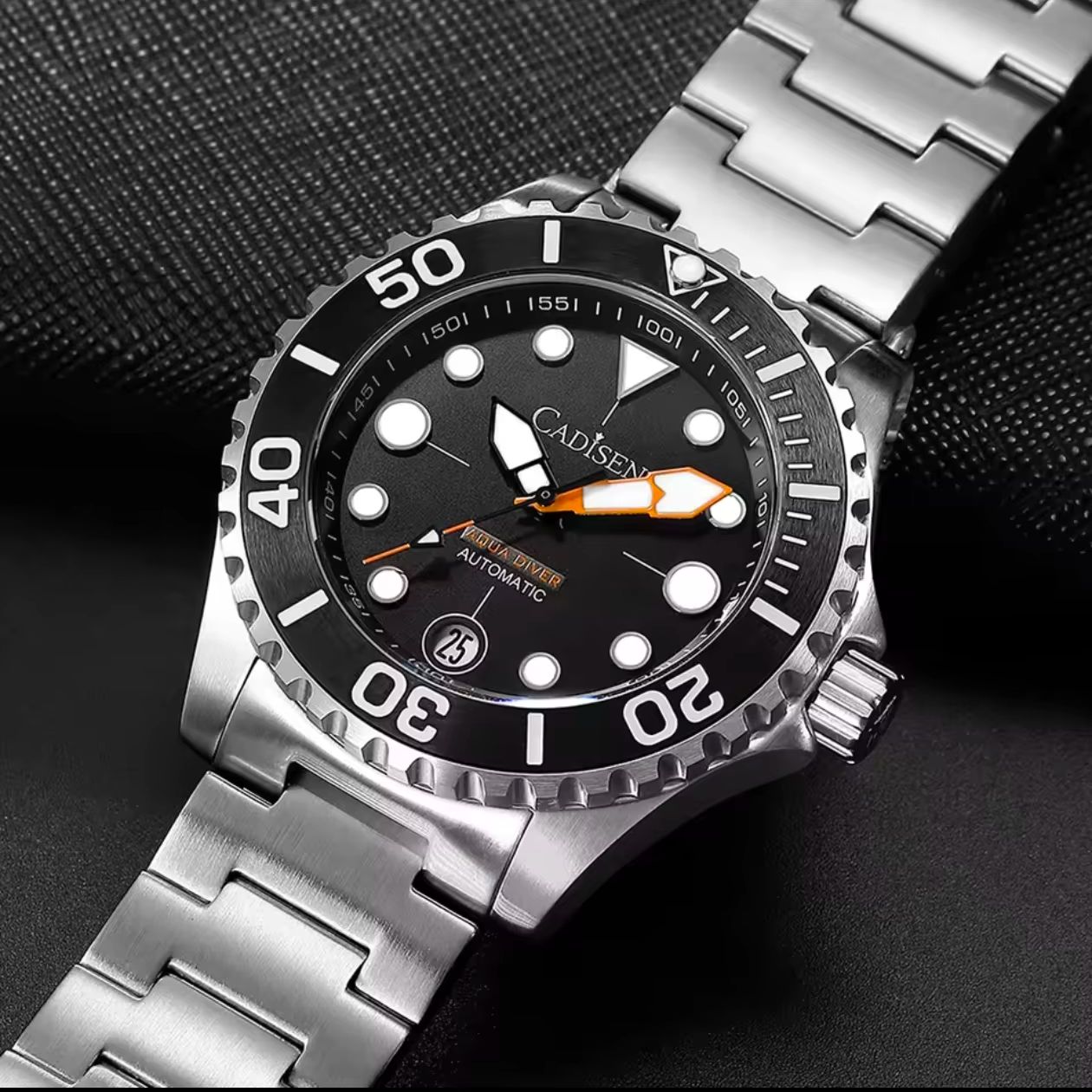 CADISEN AQUA DIVER Новые роско – обзор и цена Luxury Watch Japan Brand