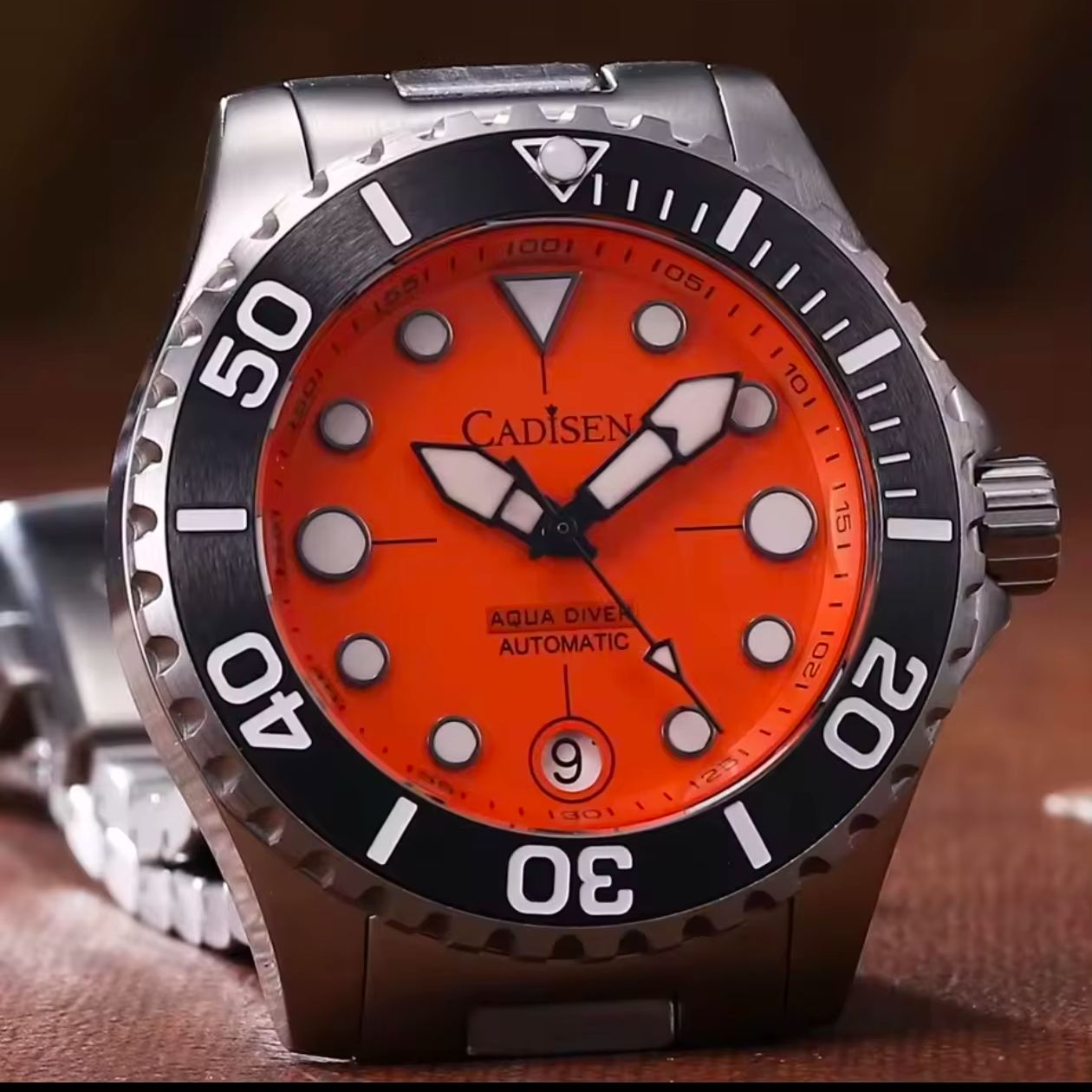 CADISEN AQUA DIVER Новые роско – обзор и цена Luxury Watch Japan Brand