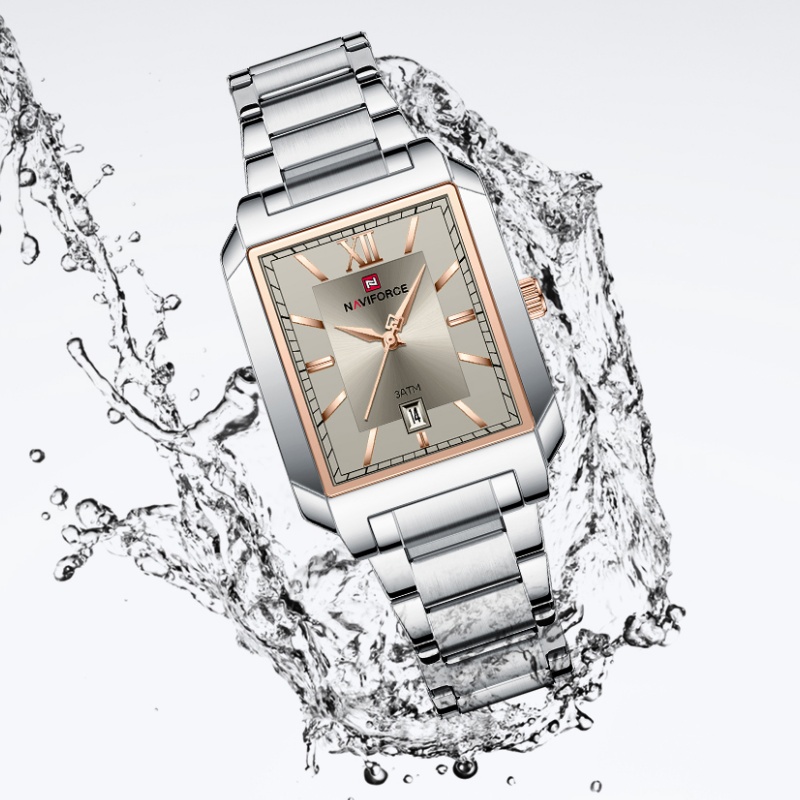 NAVIFOECR Модные повседневные  – обзор и цена Luxury Watch Black