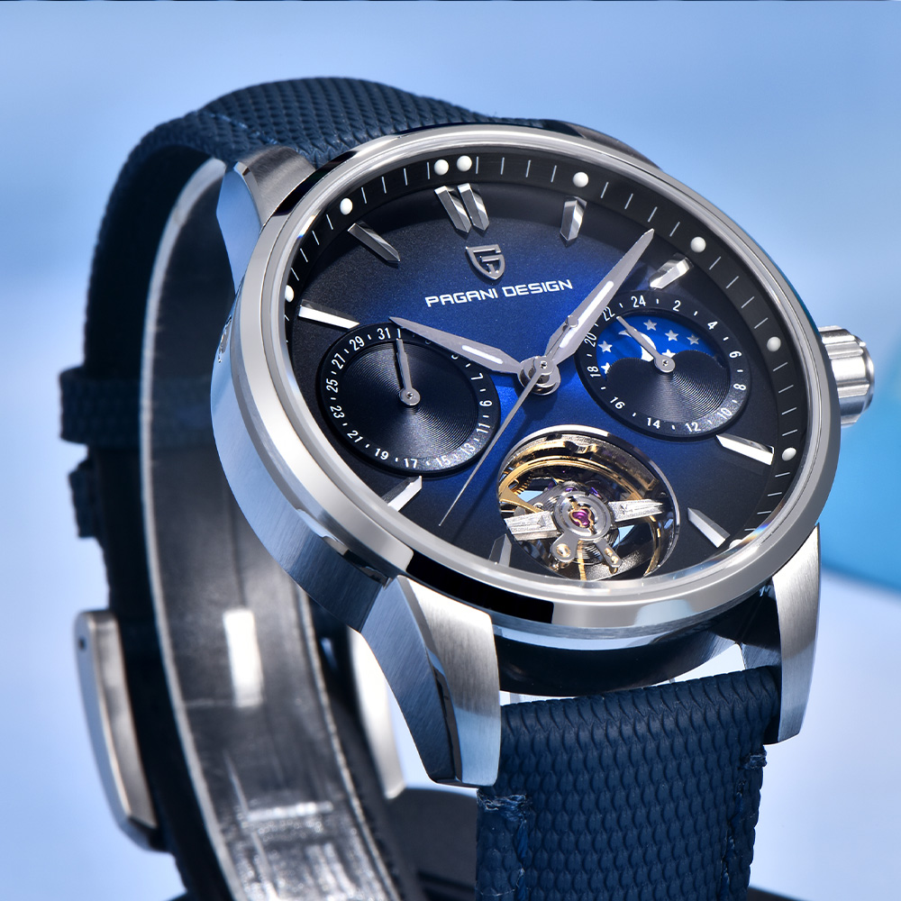 2025Pagani design Tourbillon Р – обзор и цена Luxury Watch Moon Phase