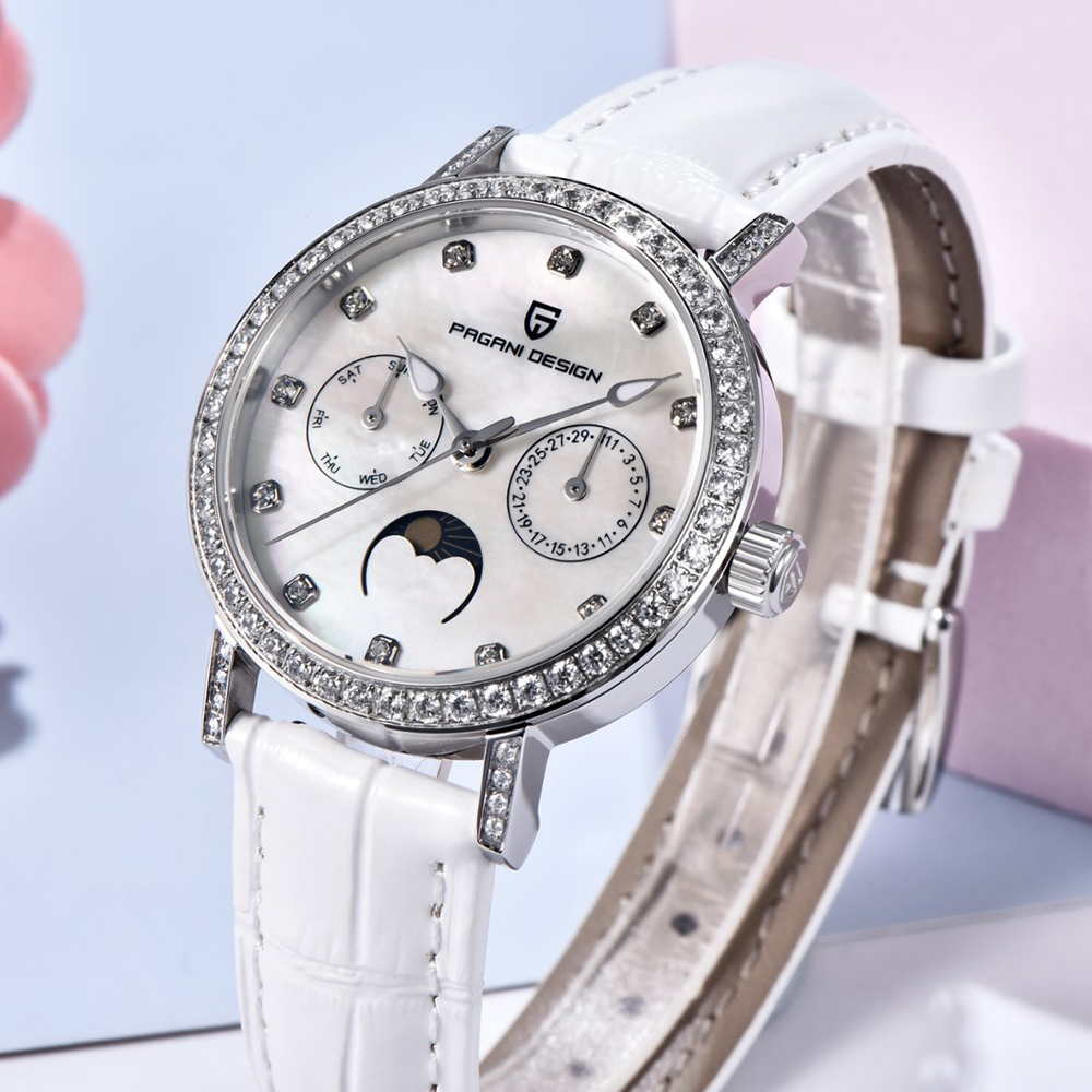Женские кварцевые часы PAGANI  – обзор и цена Luxury Watch Moon Phase