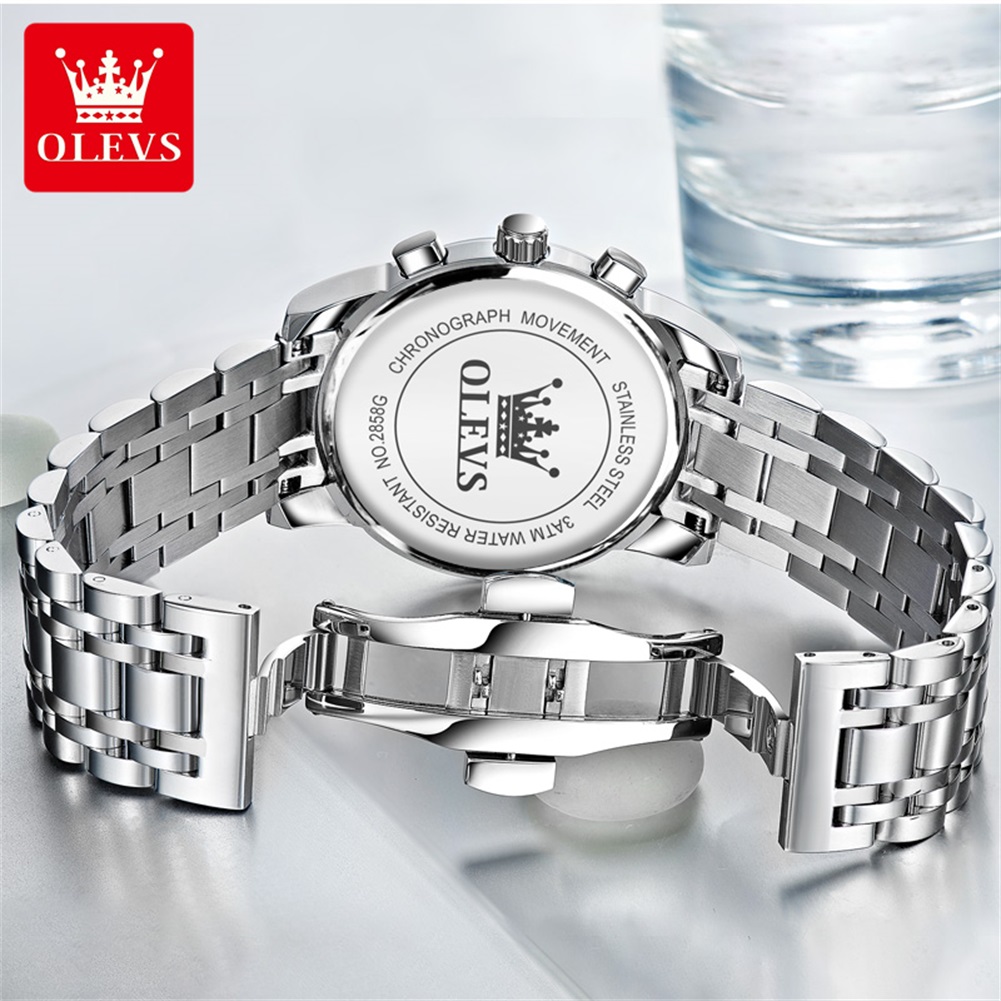 OLEVS Популярные мужские часы  – обзор и цена Luxury Watch Moon Phase