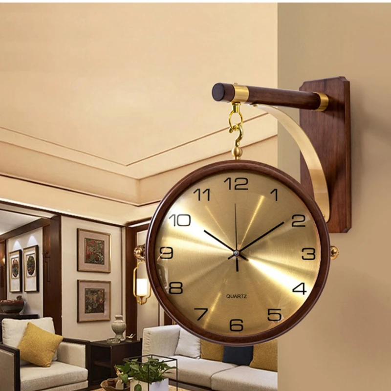 Легкие роскошные бесшумные мет – обзор и цена Luxury Watch Wall Clock