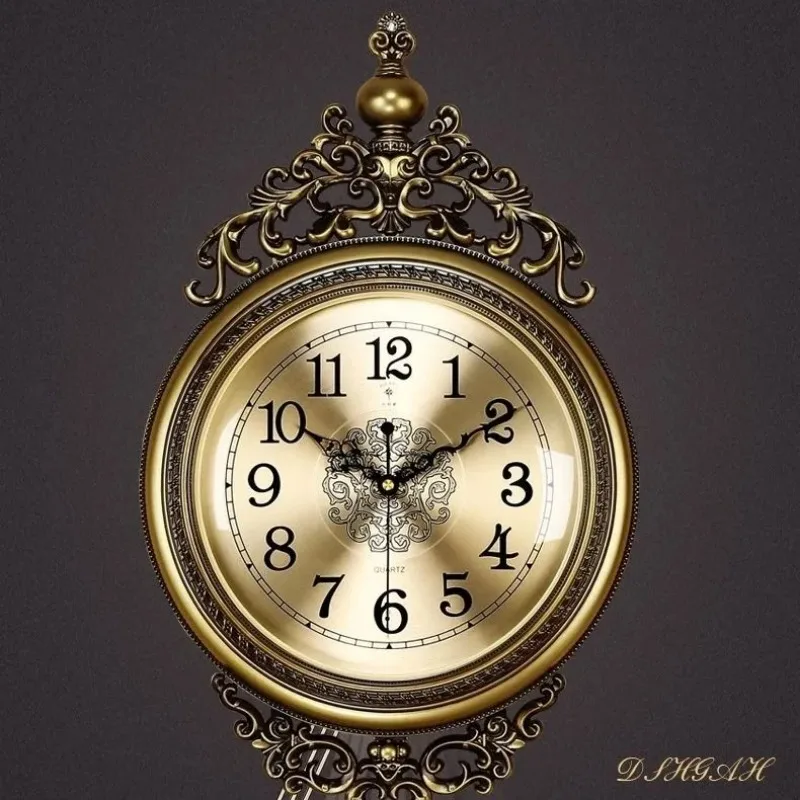 Большие роскошные золотые наст – обзор и цена Luxury Watch Wall Clock