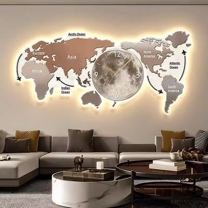 Настенные часы с подсветкой в  – обзор и цена Luxury Watch Wall Clock