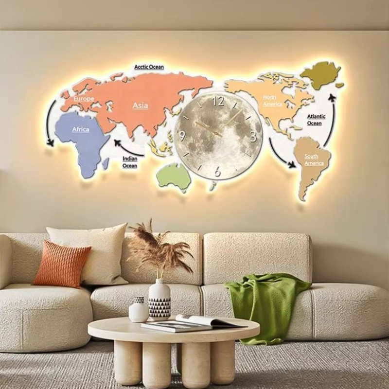 Настенные часы с подсветкой в  – обзор и цена Luxury Watch Wall Clock