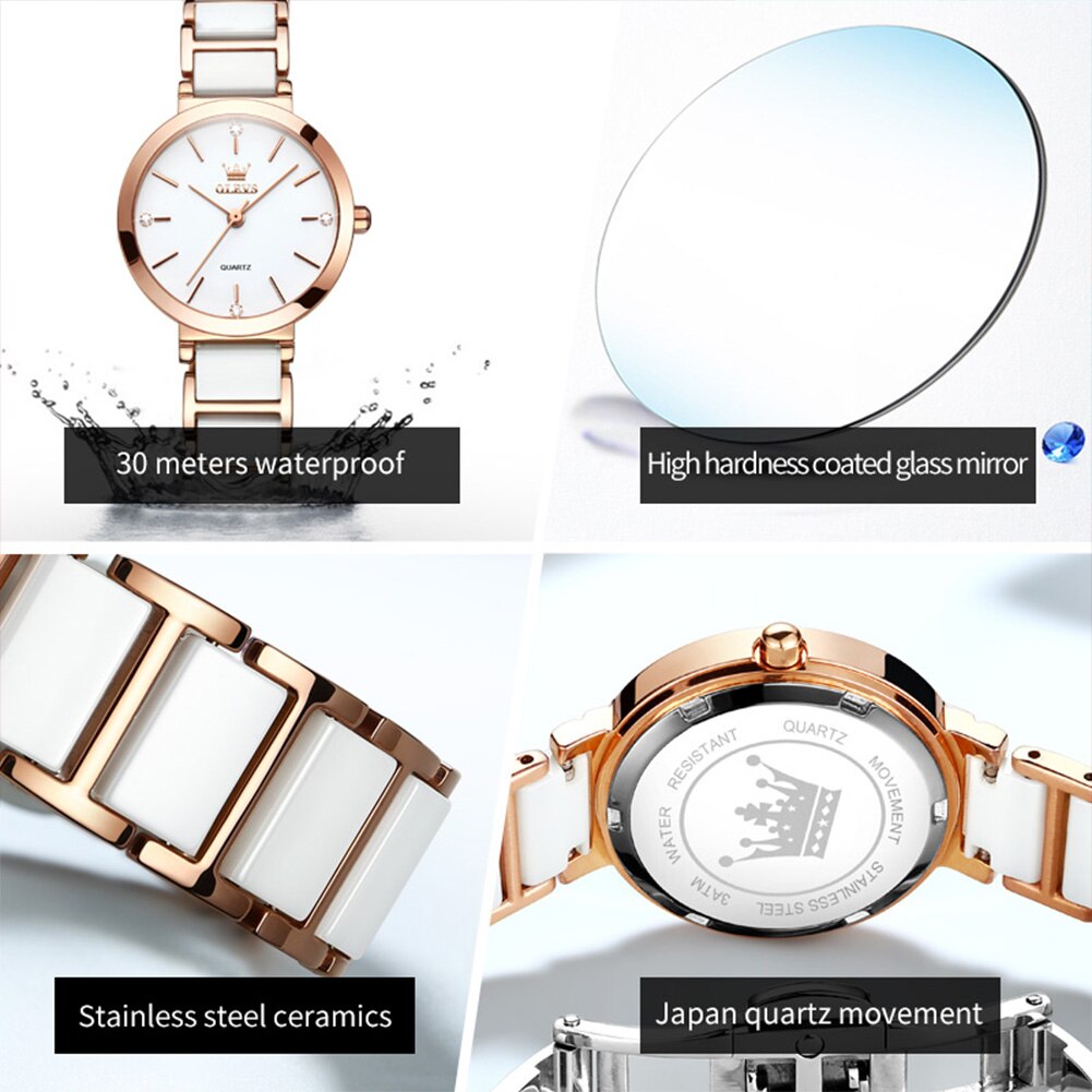 Женские кварцевые часы с керам – обзор и цена Lux Watch